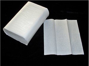 Asciugamano di carta piegato a Z