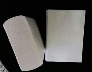 Tovagliolo di carta piegato a N